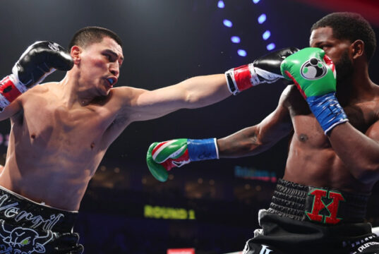 Vergil Ortiz Jr stopped Erickson Lubin in two rounds in Texas Photo Credit: Cris Esqueda/Golden Boy via Getty Images
