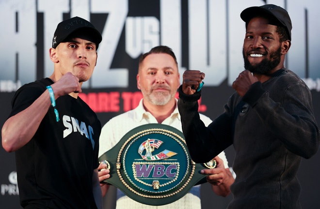 Ortiz Jr faces Lubin in Texas on Saturday Photo Credit: Golden Boy Promotions / Cris Esqueda