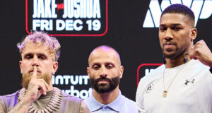 Jake Paul faces Anthony Joshua on December 19 in Miami Photo Credit: Esther Lin/MVP