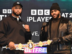 Frazer Clarke faces Jeamie TKV for the vacant British heavyweight title on Saturday in Derby, live on BBC Two Photo Credit: Chris Dean/BOXXER