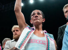 Serrano got back to winning ways last night Credit: Harry Aaron / Most Valuable Promotions