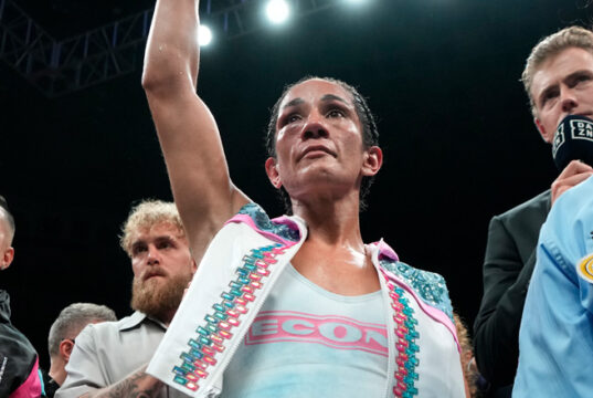 Serrano got back to winning ways last night Credit: Harry Aaron / Most Valuable Promotions
