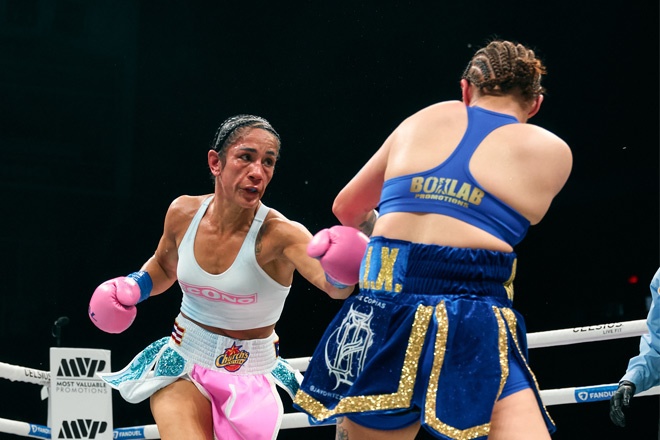 Serrano beat the tough Tellez in Peurto Rico Credit: Harry Aaron / Most Valuable Promotions