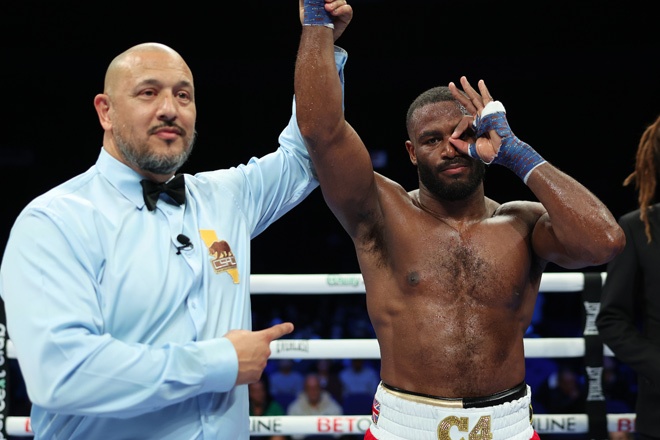 Chev Clarke got back to winning ways after back-to-back losses Credit: Matchroom