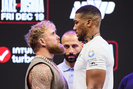 Jake Paul has signed Caroline Dubois and added her to the undercard of his fight with Anthony Joshua later this month Photo Credit: Esther Lin/MVP