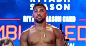 Anthony Joshua is on weight for his fight with Jake Paul Photo Credit: Mark Robinson Matchroom Boxing
