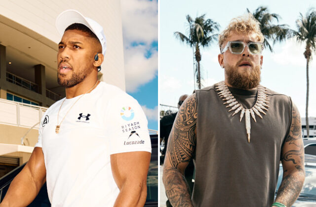 Anthony Joshua and Jake Paul are set to earn career-high paydays when they clash in Miami on Friday Photo Credit: Esther Lin/MVP Anthony Joshua and Jake Paul are set to earn career-high paydays when they clash in Miami on Friday Photo Credit: Esther Lin/MVP