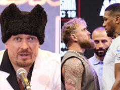 Oleksandr Usyk is concerned for Jake Paul ahead of his bout with Anthony Joshua Photo Credit: Leigh Dawney/Queensberry/Esther Lin/MVP