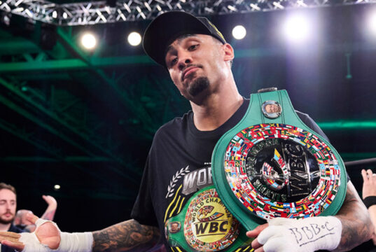Ben Whittaker is the WBC Silver light heavyweight champion Photo Credit: Mark Robinson Matchroom Boxing