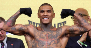 Conor Benn says he will 'staple; Devin Haney 'To the floor' Photo Credit: Mark Robinson/Matchroom
