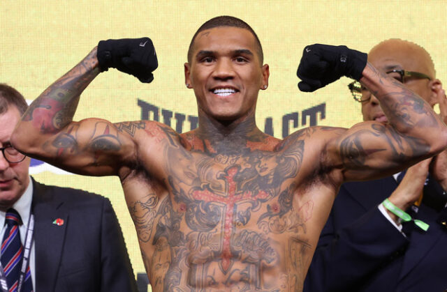 Conor Benn says he will 'staple; Devin Haney 'To the floor' Photo Credit: Mark Robinson/Matchroom Conor Benn says he will 'staple; Devin Haney 'To the floor' Photo Credit: Mark Robinson/Matchroom