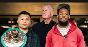 Isaac Cruz defends his WBC interim super lightweight title against Lamont Roach Jr in Texas on Saturday Photo Credit: Ryan Hafey/Premier Boxing Champions