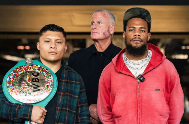 Isaac Cruz defends his WBC interim super lightweight title against Lamont Roach Jr in Texas on Saturday Photo Credit: Ryan Hafey/Premier Boxing Champions Isaac Cruz defends his WBC interim super lightweight title against Lamont Roach Jr in Texas on Saturday Photo Credit: Ryan Hafey/Premier Boxing Champions