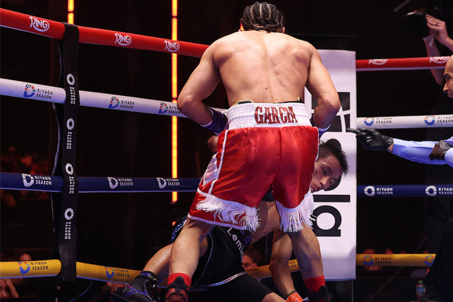 Eridson Garcia caused an upset in Riyadh Credit: Matchroom
