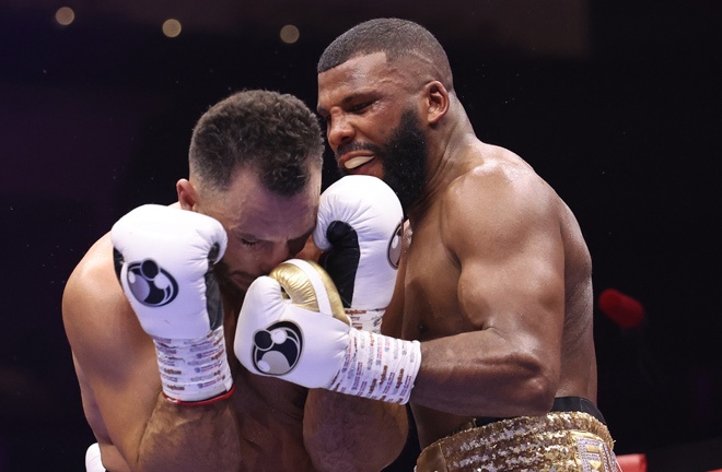 Jack overcame Mikaelian in May in Riyadh Photo Credit: Leigh Dawney/Queensberry