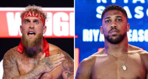 Jake Paul was lighter than Anthony Joshua at the weigh in Photo Credit: Cris Esqueda / Golden Boy Promotions/Mark Robinson/Matchroom Boxing
