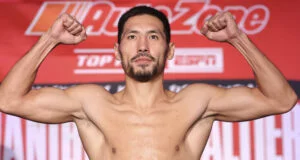 Janibek Alimkhanuly has reportedly failed a VADA test Photo Credit: Mikey Williams/Top Rank via Getty Images