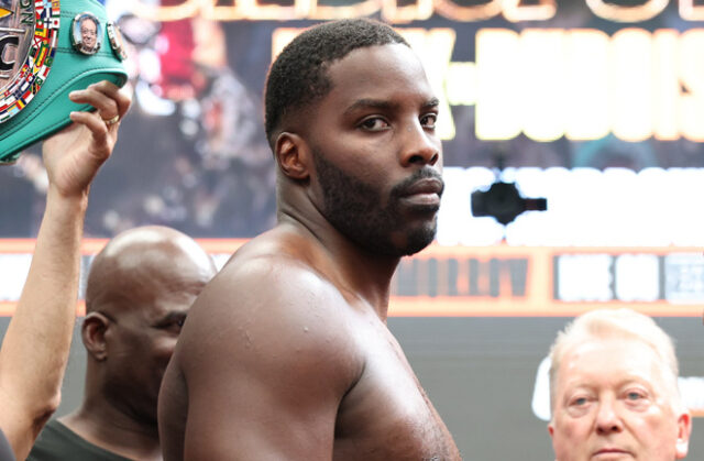 Lawrence Okolie destroyed Ebenezer Tetteh in Nigeria Photo Credit: Leigh Dawney/Queensberry Lawrence Okolie destroyed Ebenezer Tetteh in Nigeria Photo Credit: Leigh Dawney/Queensberry
