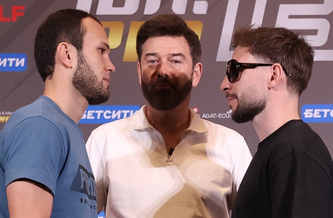 Hughes faces Usmonov in a WBA lightweight title eliminator Photo Credit: IBA Pro