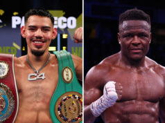 Diego Pacheco faces Kevin Lele Sadjo in Stockton on Saturday Photo Credit: Melina Pizano/Mark Robinson/Matchroom Boxing