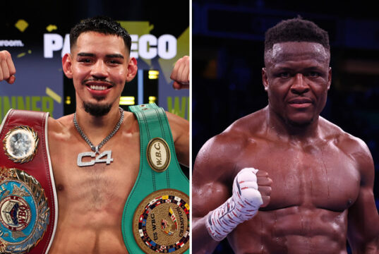 Diego Pacheco faces Kevin Lele Sadjo in Stockton on Saturday Photo Credit: Melina Pizano/Mark Robinson/Matchroom Boxing