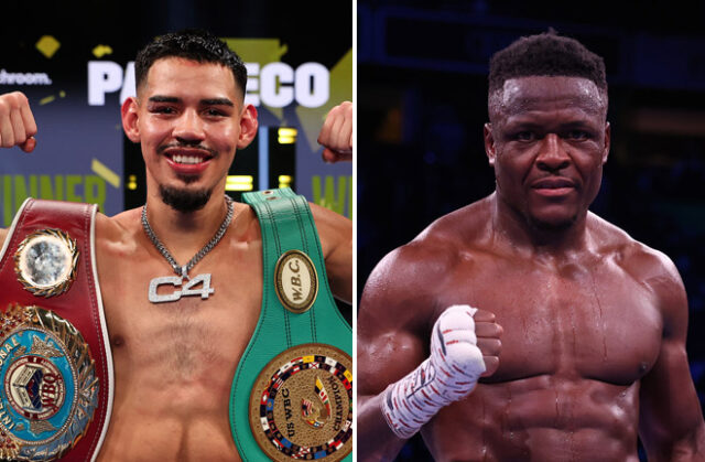 Diego Pacheco faces Kevin Lele Sadjo in Stockton on Saturday Photo Credit: Melina Pizano/Mark Robinson/Matchroom Boxing