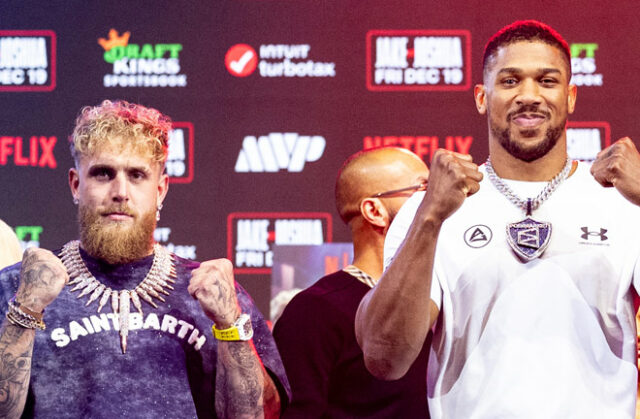 Jake Paul has sent a classy message to Anthony Joshua Photo Credit: Esther Lin / Most Valuable Promotions Jake Paul has sent a classy message to Anthony Joshua Photo Credit: Esther Lin / Most Valuable Promotions