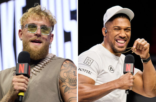 Anthony Joshua is backed by the bookmakers to stop Jake Paul on Friday in Miami Photo Credit: Esther Lin/MVP Anthony Joshua is backed by the bookmakers to stop Jake Paul on Friday in Miami Photo Credit: Esther Lin/MVP