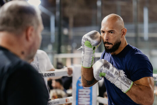 Andrew Tate makes his boxing debut on Saturday. Credit: Misfits