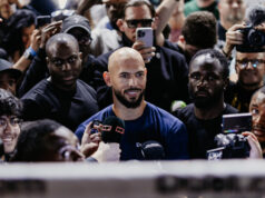 Andrew Tate makes his boxing debut on Saturday Credit: Misfits Boxing