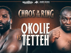 Lawrence Okolie faces Ebenezer Tetteh in Nigeria on Sunday