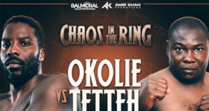 Lawrence Okolie faces Ebenezer Tetteh in Nigeria on Sunday