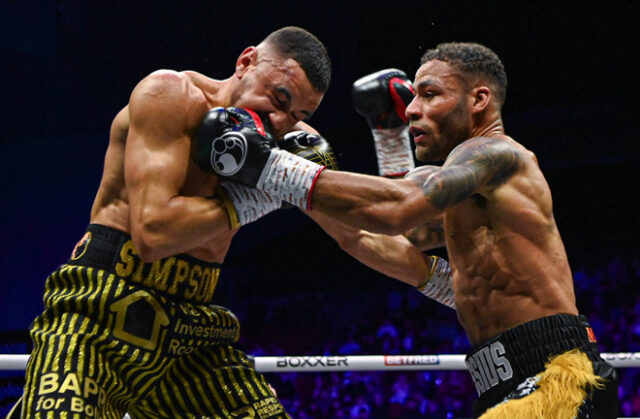 Troy Williamson stopped Callum Simpson in the 10th round in Leeds Photo Credit: Chris Dean/BOXXER
