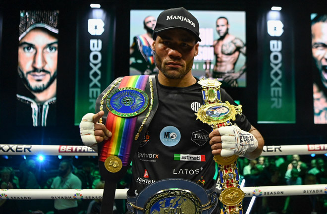 Williamson won the British, Commonwealth and European super middleweight titles Photo Credit: Chris Dean/BOXXER