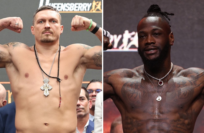 Deontay Wilder sends three-word message to Oleksandr Usyk