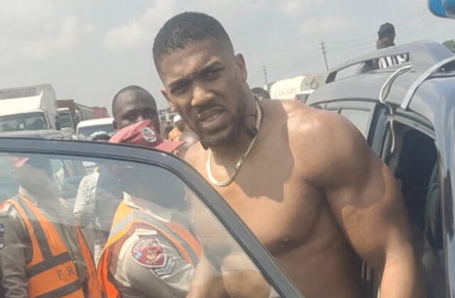 Anthony Joshua reportedly swapped seats and narrowly avoided death in a car crash in Nigeria