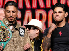 Barrios defends his WBC welterweight world title against Garcia on February 21 in Las Vegas Photo Credit: Cris Equeda/Golden Boy