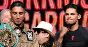 Barrios defends his WBC welterweight world title against Garcia on February 21 in Las Vegas Photo Credit: Cris Equeda/Golden Boy