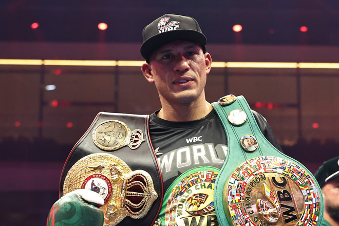 David Benavidez is already considered a pound-for-pound star Credit: Queensberry