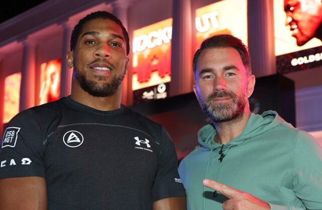 Eddie Hearn believes Anthony Joshua will fight again Photo Credit: Mark Robinson/Matchroom Boxing