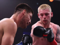 Callum Walsh vs Carlos Ocampo headlined Zuffa Boxing's first card. Credit: Zuffa Boxing/ Instagram