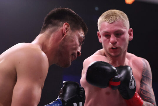Callum Walsh vs Carlos Ocampo headlined Zuffa Boxing's first card. Credit: Zuffa Boxing/ Instagram