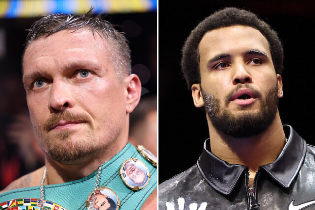 Johnny Nelson spoke on a potential clash between Oleksansdr Usyk and Moses Itauma. Credit: Queensberry