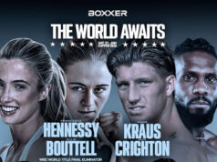 Fran Hennessy faces Ellie Bouttell on Saturday at the Copper Box Arena, live on BBC Two Photo Credit: BOXXER