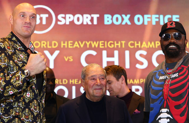 Fury has backed Chisora to halt Wilder Photo Credit: Mikey Williams/Top Rank via Getty Images