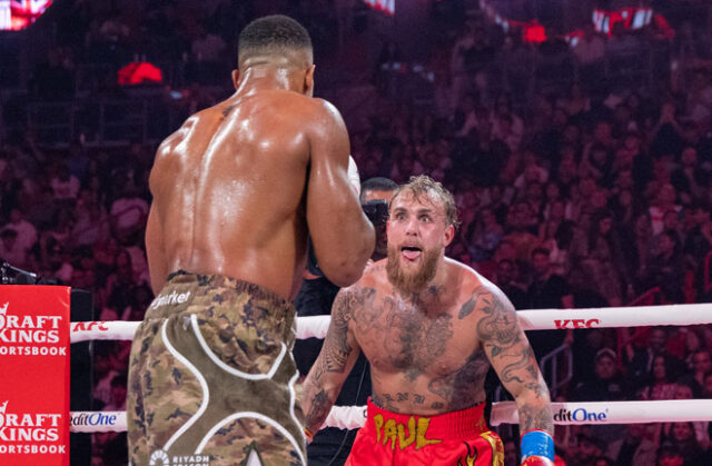 Jake Paul has been called out by a UFC star following his loss to Anthony Joshua Photo Credit: Esther Lin / Most Valuable Promotions