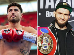 Josh Kelly has vowed to defeat Bakhram Murtazaliev when they clash for the IBF super welterweight world title on January 31 Photo Credit: Mark Robinson Matchroom Boxing/Joseph Correa/Premier Boxing Champions