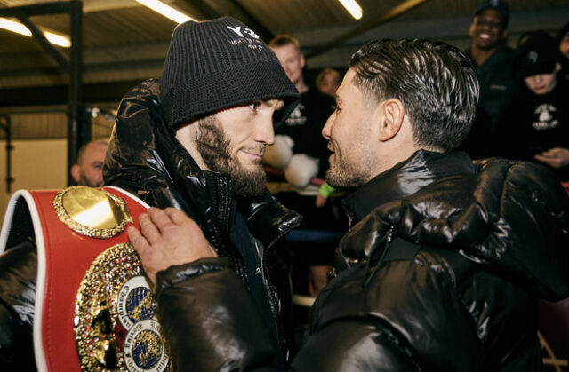 Bakhram Murtazaliev and Josh Kelly came face-to-face ahead of their world title showdown Photo Credit: Mark Robinson Matchroom Boxing Bakhram Murtazaliev and Josh Kelly came face-to-face ahead of their world title showdown Photo Credit: Mark Robinson Matchroom Boxing