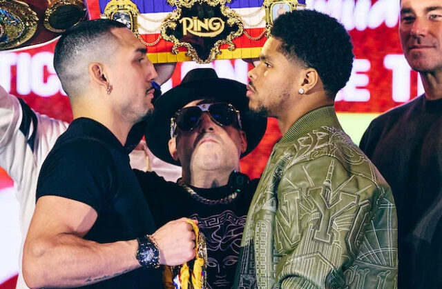 Shakur Stevenson has vowed to exploit Teofimo Lopez's "weaknesses" when they meet at Madison Square Garden on Saturday Photo Credit: Geoffrey Knott/Matchroom Shakur Stevenson has vowed to exploit Teofimo Lopez's "weaknesses" when they meet at Madison Square Garden on Saturday Photo Credit: Geoffrey Knott/Matchroom