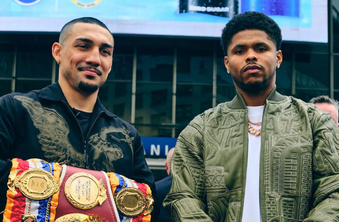 Teofimo Lopez defends his WBO super lightweight world title against Shakur Stevenson at Madison Square Garden on Saturday Photo Credit: Matchroom Boxing